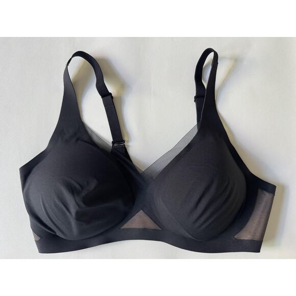 Honeylove Other - Honeylove T-Shirt Bra Womens Small Black Wireless Mesh Panel Seamless Support